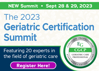 2023 Geriatric Certification Summit
