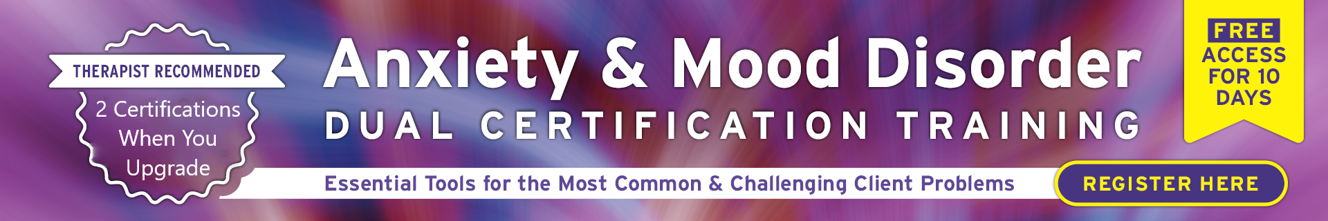 Anxiety, Depression & Mood Disorder Certification Course