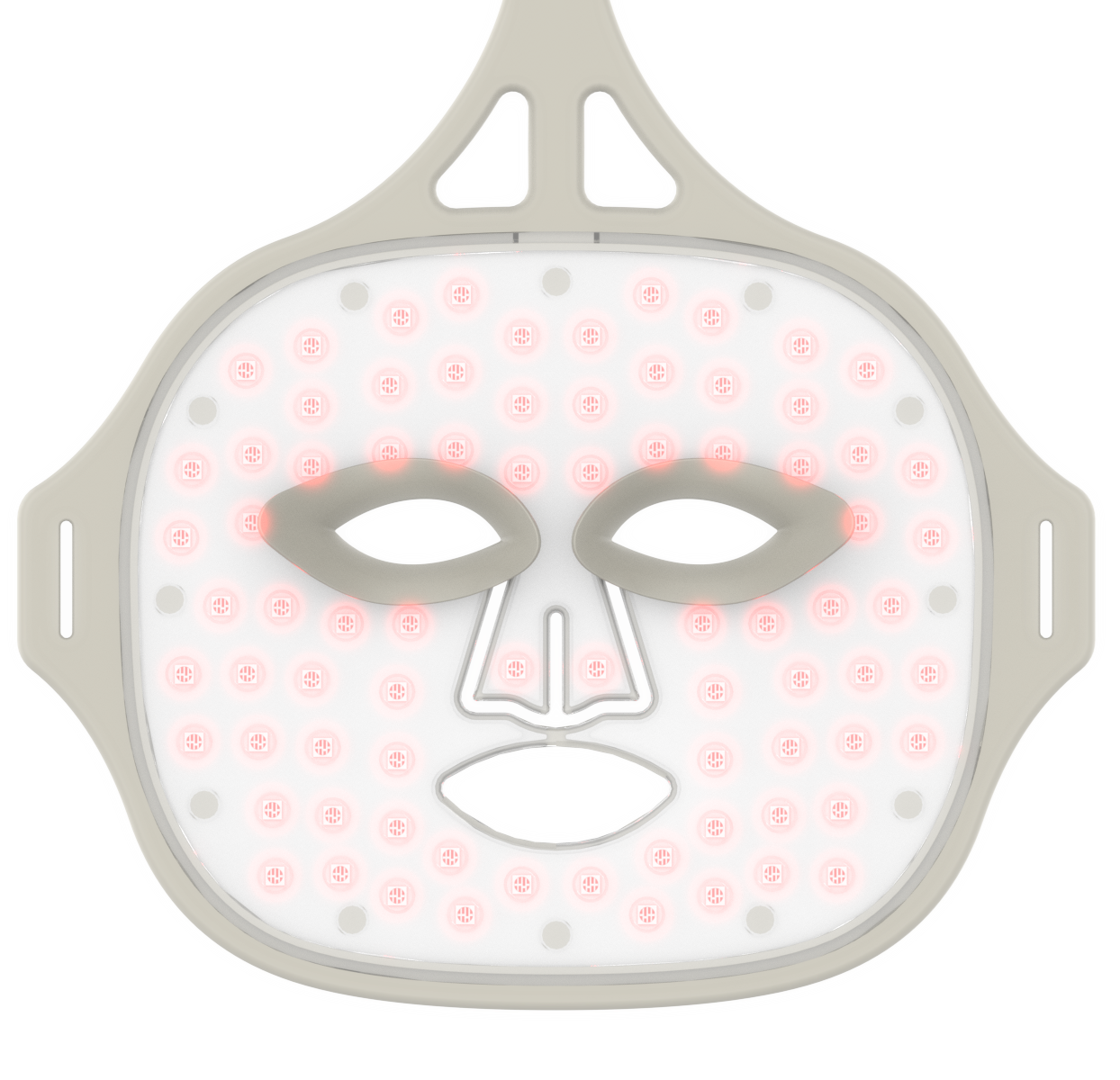 Fringe Light Therapy Face Mask front view showing LED array