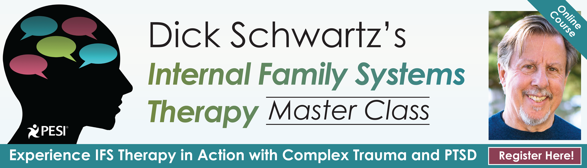 Dick Schwartz's Internal Family Systems Therapy Master Class: Experience IFS Therapy in Action with Complex Trauma and PTSD