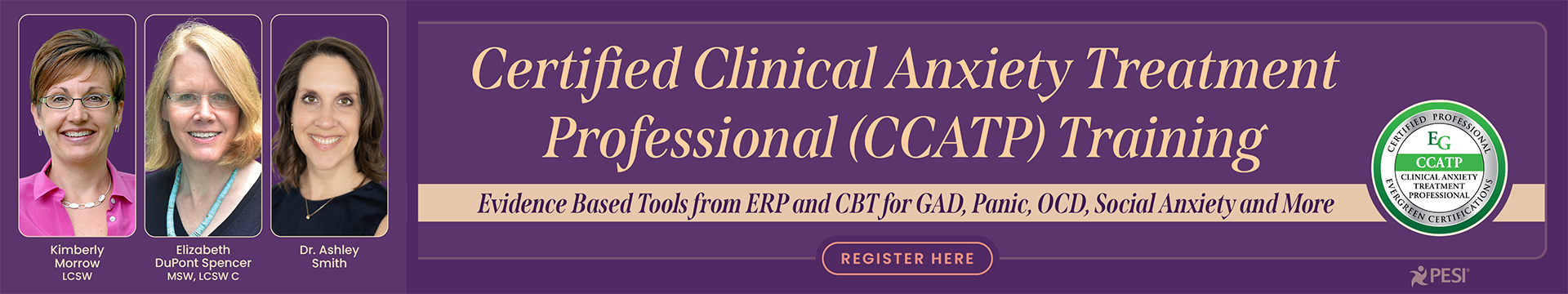 Certified Clinical Anxiety Treatment Professional (CCATP) Training