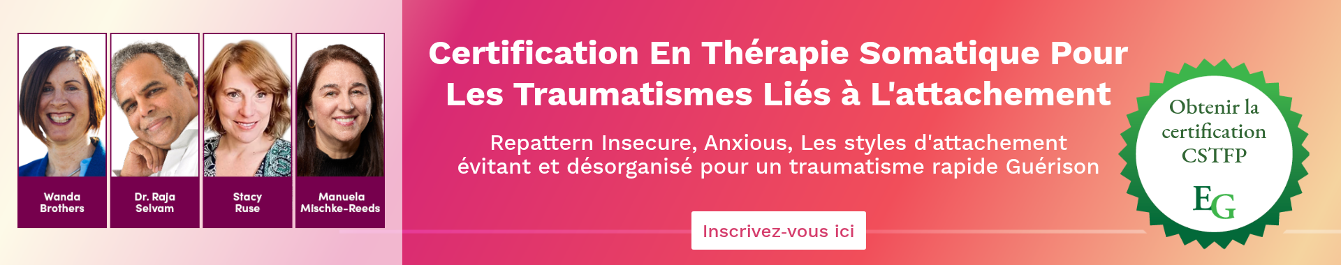 Certification en thérapie somatique pour les traumatismes liés à l'attachement