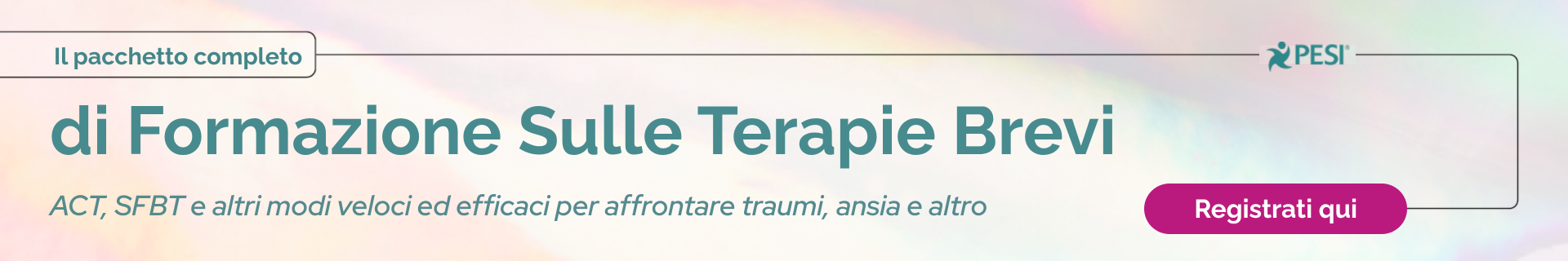 Il pacchetto completo per imparare le terapie brevi