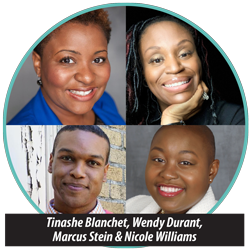 Tinashe Blanchet ; Wendy Durant ; Marcus Stein ; Nicole Williams