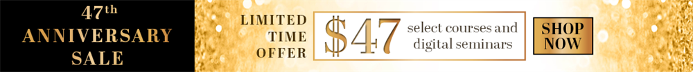 Anniversary Sale - Shop $47 Select Trainings Now!