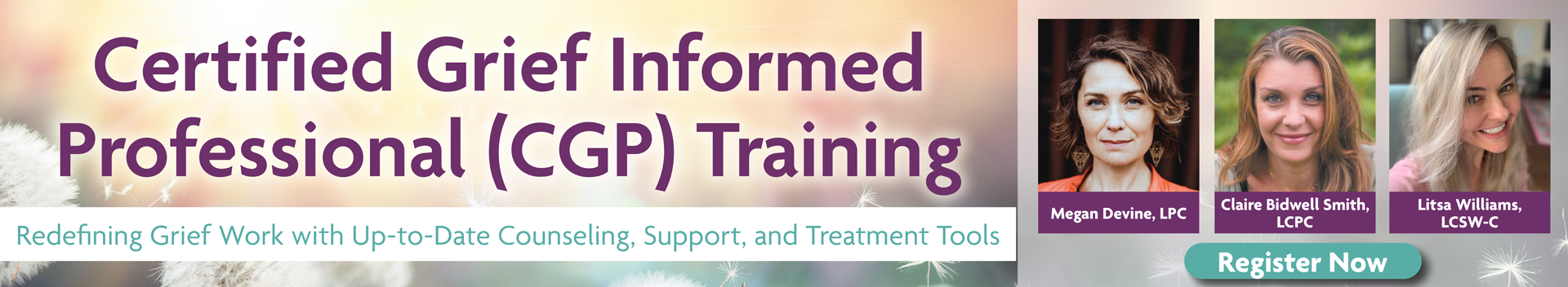 Certified Grief Informed Professional (CGP) Training
