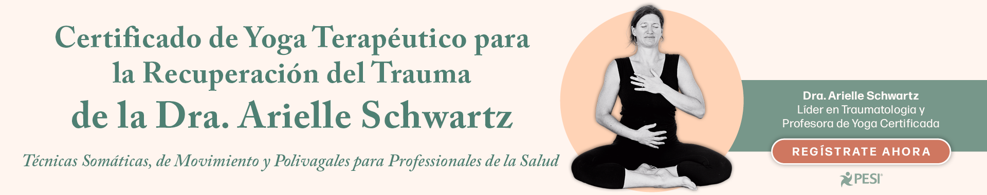 Certificado de «Yoga terapéutico para la recuperación del trauma» de la Dra. Arielle Schwartz