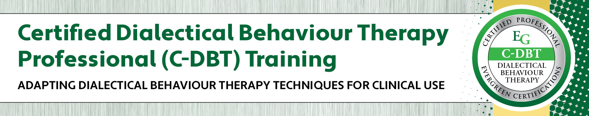 CDBT Training Online Course