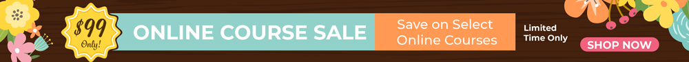 $99 Online Course Sale - Shop Now!