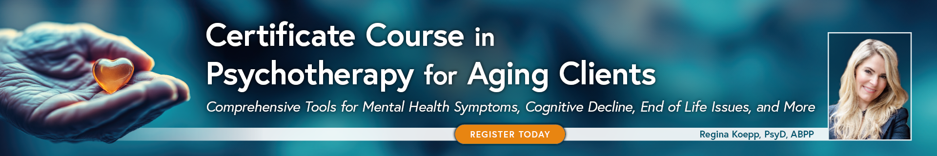 Certificate Course in Psychotherapy for Aging Clients