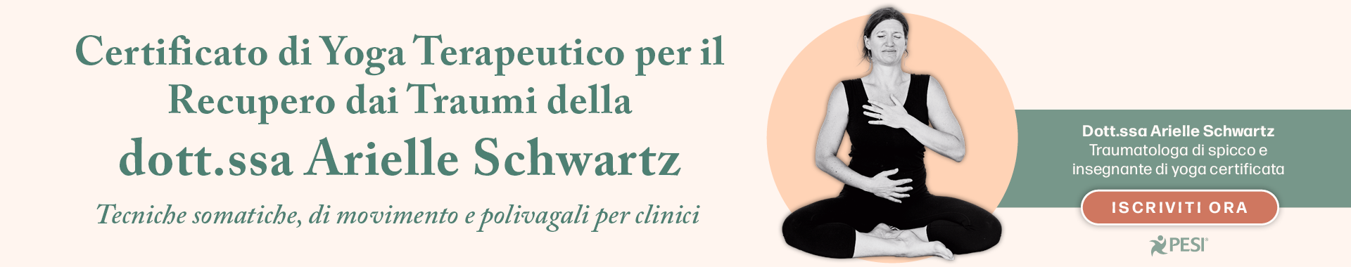 Certificato in Yoga Terapeutico per il Recupero dal Trauma della dott.ssa Arielle Schwartz