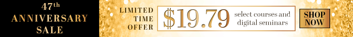 Anniversary Sale - Shop $19.79 Select Trainings Now!