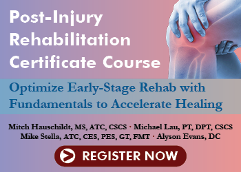 Post-Injury Rehabilitation Certificate Course