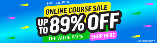 Email Exclusive - Up to 89% Off Online Courses - Shop Now!