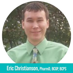 Eric Christianson, PharmD, BCGP, BCPS