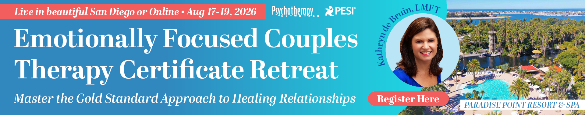 3-Day Emotionally Focused Couples Therapy Certificate Retreat: Master the Gold Standard Approach to Healing Relationships