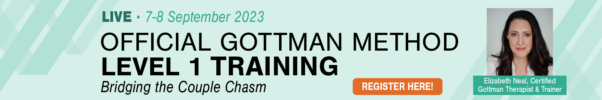 The Gottman Method Level 1 Certification Training: Bridging the Couple Chasm