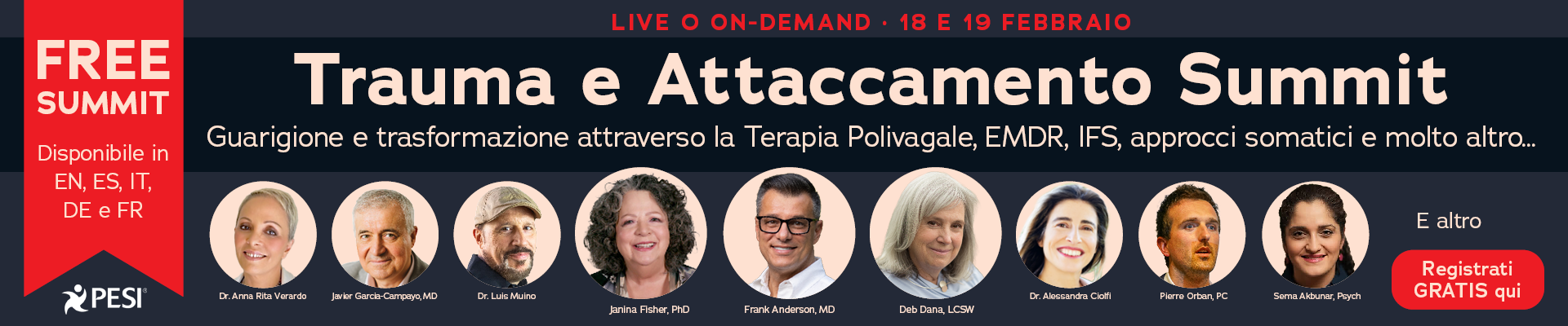 Summit gratuito sul trauma e l'attaccamento