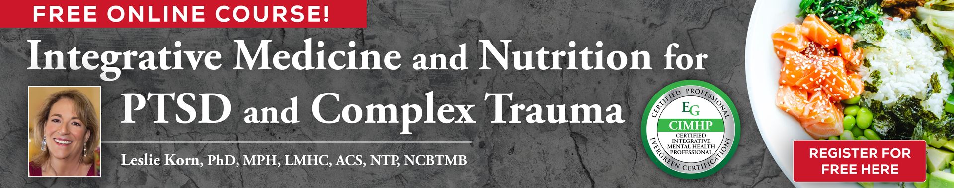 FREE Course! | Integrative Medicine and Nutrition for PTSD and Complex Trauma Certification Course