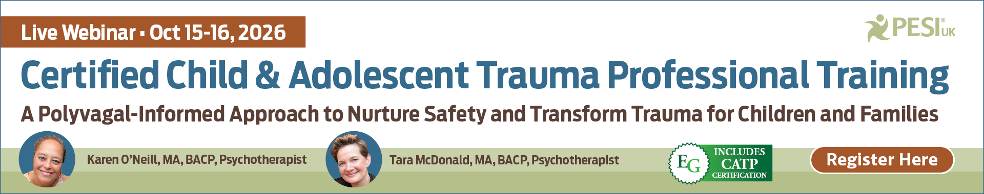 Certified Child & Adolescent Trauma Professional (CATP) Training