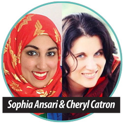 Sophia Ansari and Cheryl Catron