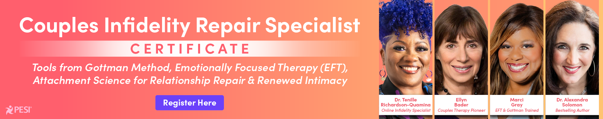 Couples Infidelity Repair Specialist Certificate