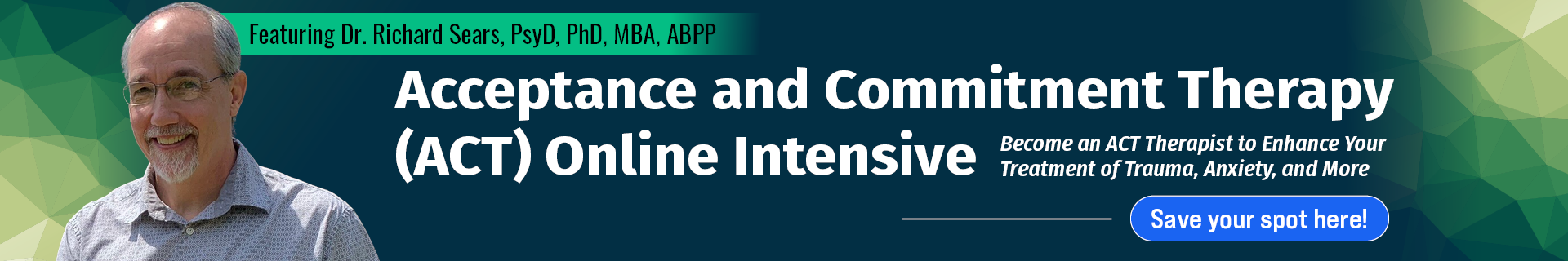 Acceptance and Commitment Therapy (ACT) Online Intensive