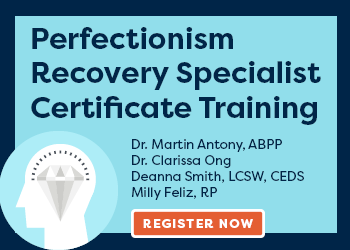 Perfectionism Recovery Specialist Certificate Training