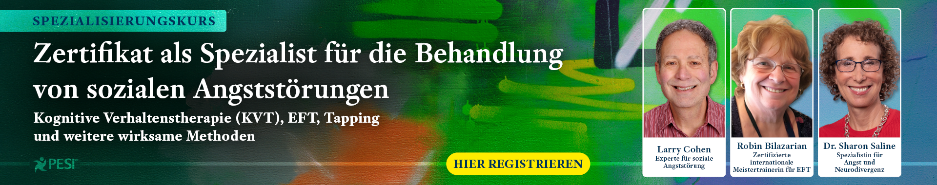 Zertifikat als Spezialist für die Behandlung von sozialen Angststörungen
