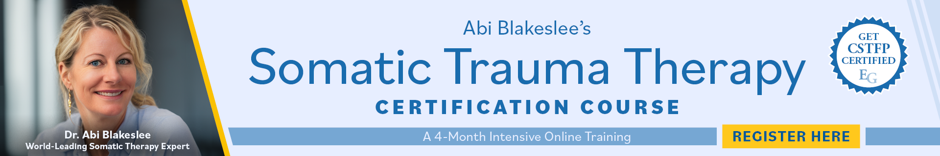 Somatic Trauma Therapy Certification with Dr. Abi Blakeslee