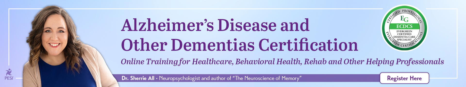 Alzheimer's Disease and Other Dementias Certification