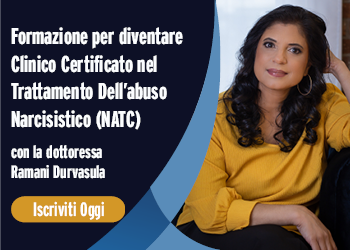 Formazione per diventare Clinico certificato nel trattamento dell'abuso narcisistico (NATC) con la dottoressa Ramani Durvasula