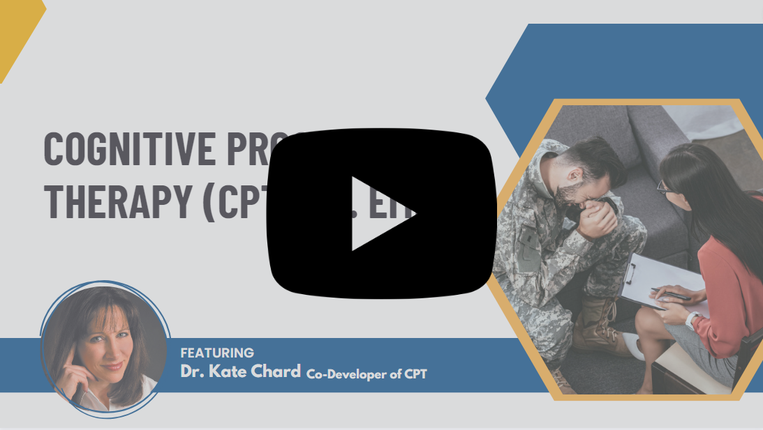 Cognitive Processing Therapy (CPT) vs. EMDR featuring Dr. Kate Chard, Co-Developer of CPT