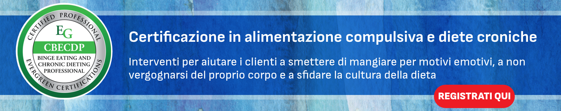 Certificazione in alimentazione compulsiva e diete croniche
