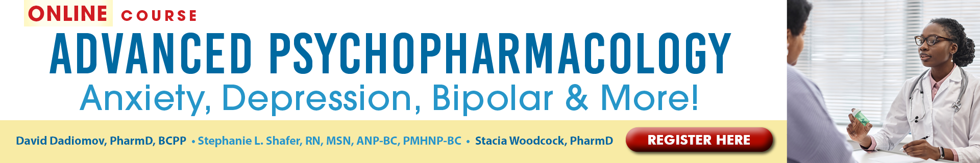 Advanced Psychopharmacology Online Course: Anxiety, Depression, Bipolar & More!