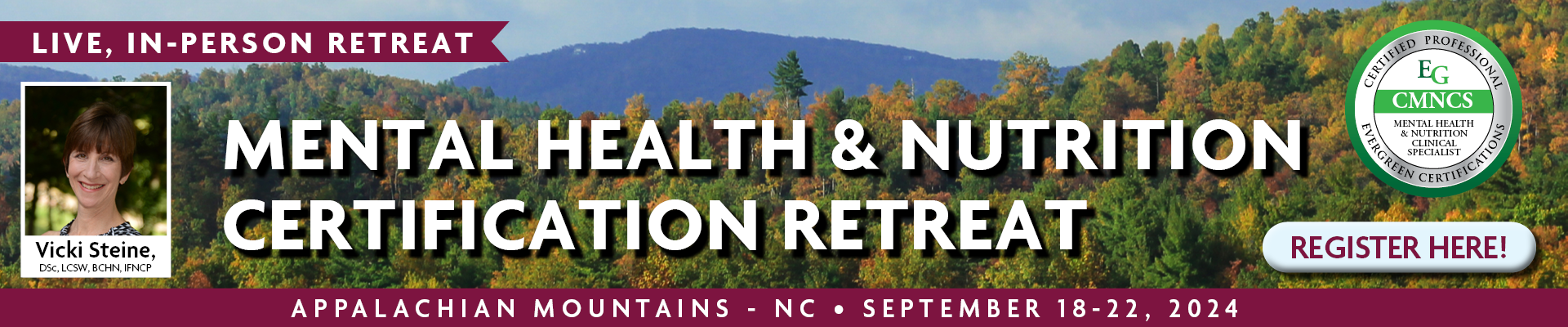 Mental Health and Nutrition Certification Retreat