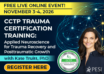 Free Certified Clinical Trauma Professional (CCTP) Training with Dr. Kate Truitt