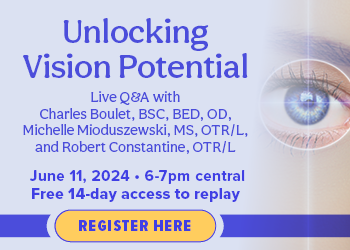 FREE ONLINE EVENT! |Unlocking Vision Potential: Live Q&A with Charles Boulet, Michelle Mioduszewski & Robert Constantine
