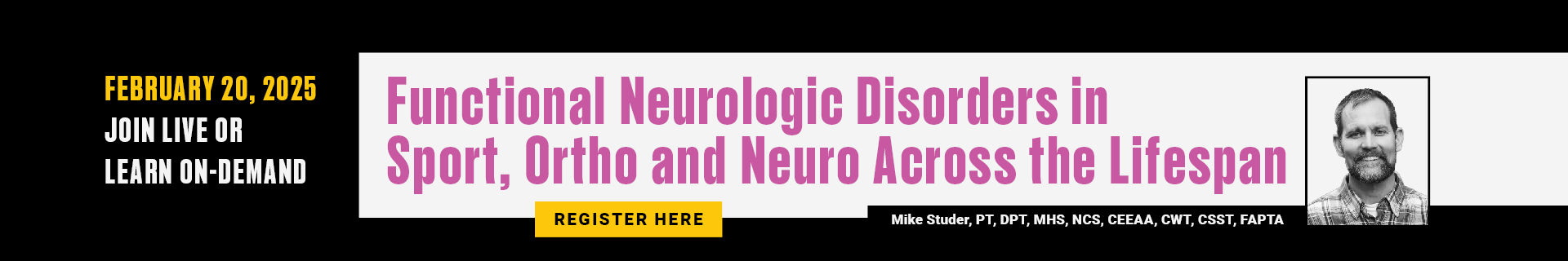 Functional Neurologic Disorders in Sport, Ortho and Neuro Across the Lifespan