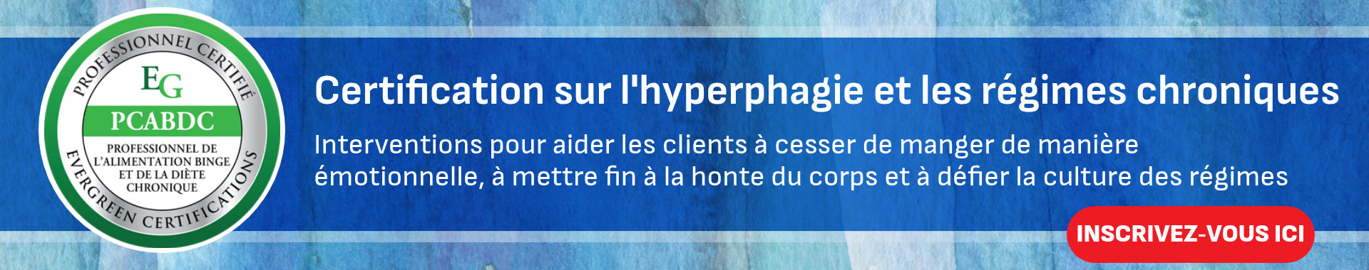 Certification sur l'hyperphagie et les régimes chroniques