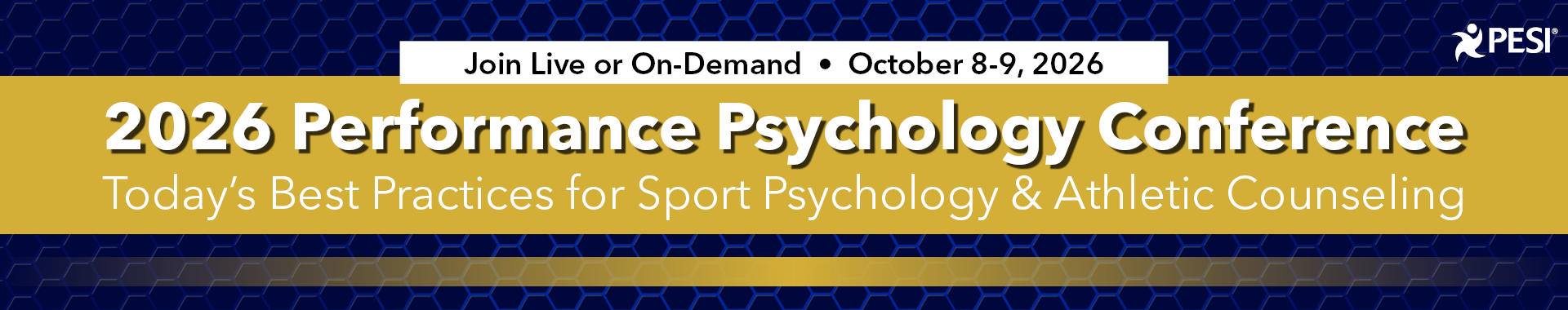 2026 Performance Psychology Conference: Today’s Best Practices for Sport Psychology & Athletic Counseling