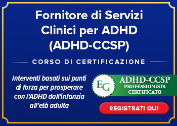 Corso di certificazione per fornitori di servizi clinici per l'ADHD (ADHD-CCSP)