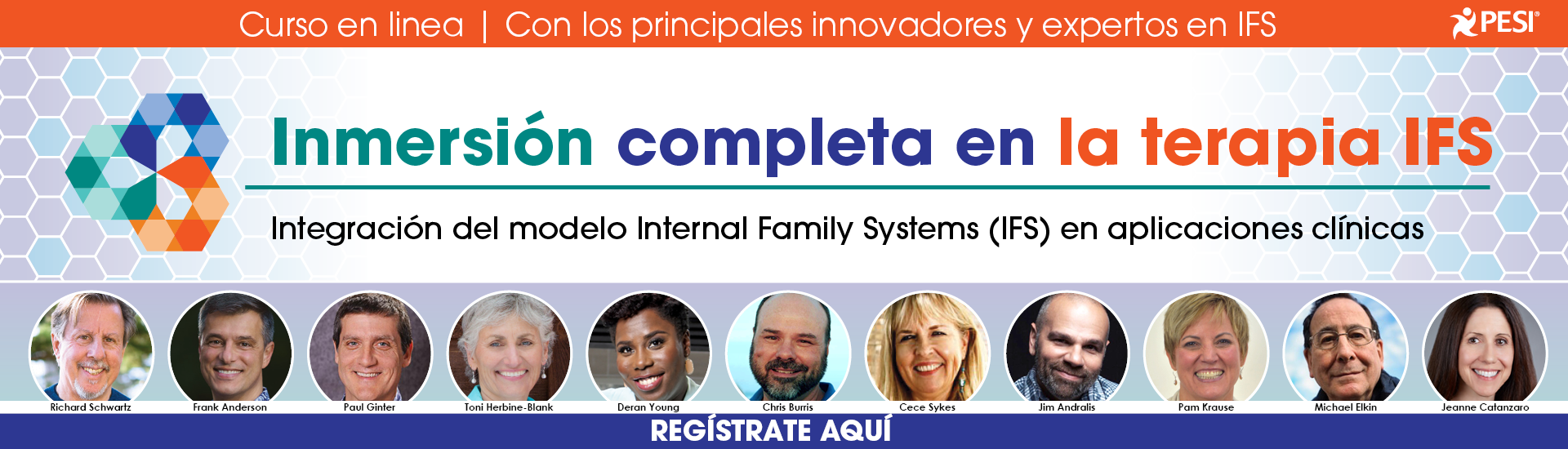 Curso completo de inmersión en la terapia IFS en línea en vivo