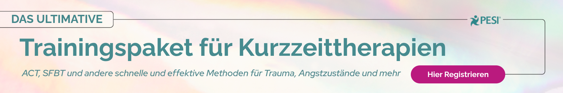 Das ultimative Trainingspaket für Kurzzeittherapien