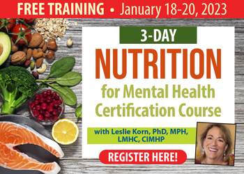 3-Day Nutrition for Mental Health Certification Course
