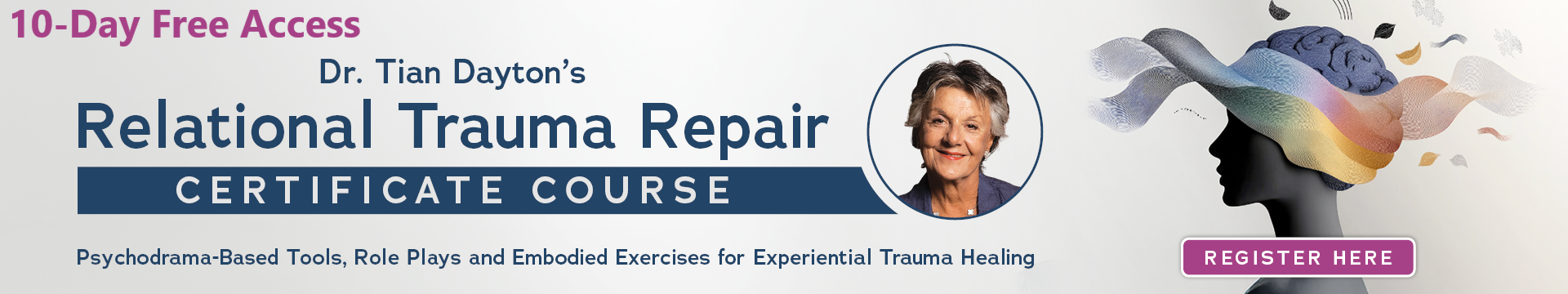Dr. Tian Dayton's Relational Trauma Repair Certificate Course