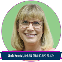 Linda Henrich DNP RN GERO-BC NPD-BC CEN