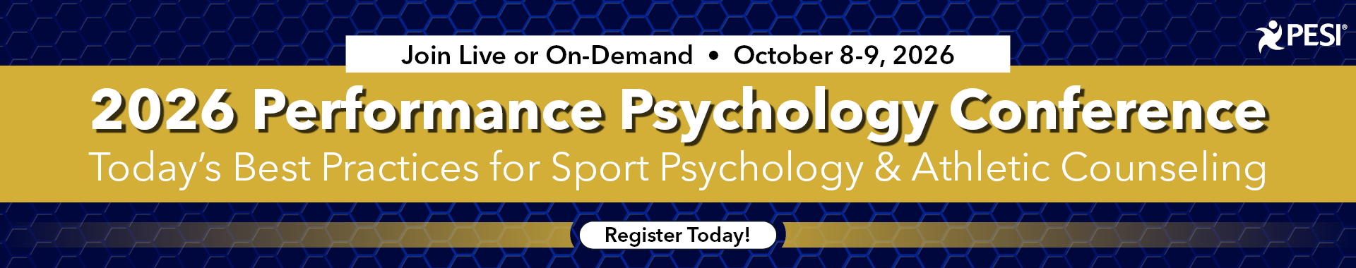 2026 Performance Psychology Conference: Today's Best Practices for Sport Psychology and Athletic Counseling
