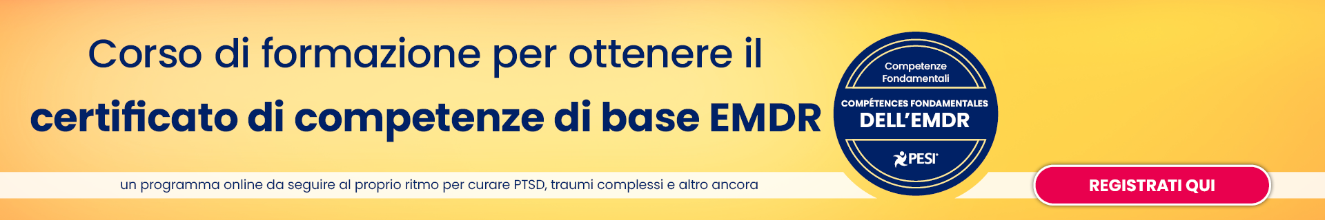 Terapia dell'accettazione e dell'impegno (ACT) - Corso intensivo online