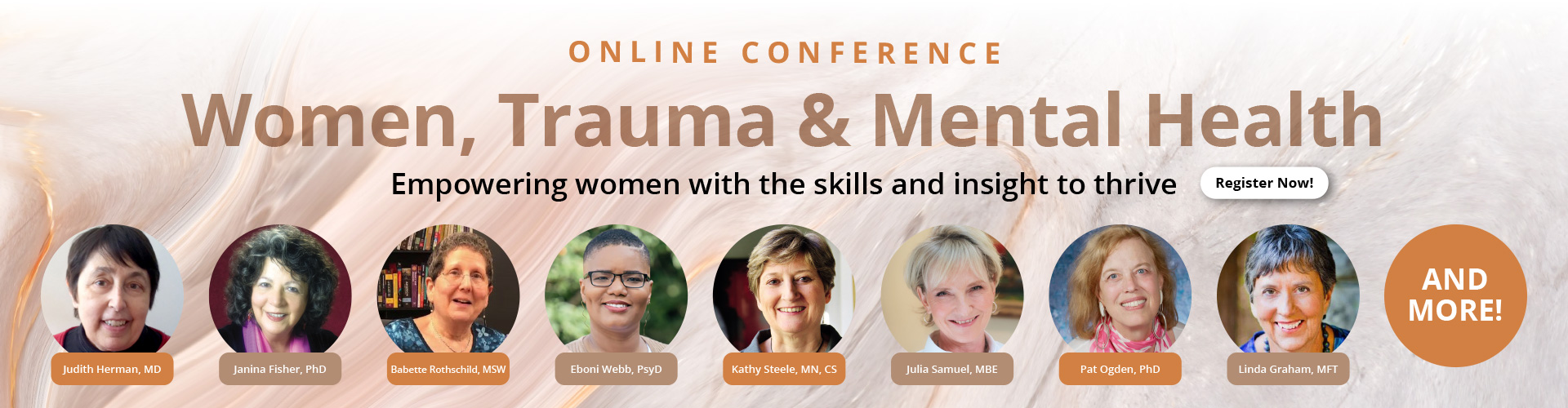 Women, Trauma and Mental Health Master Conference Series: Empowering women with the skills and insight to thrive